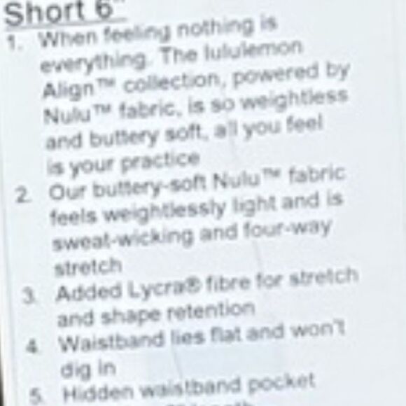 Lululemon Align High Rise High Waist Bike Short 6" Nomad Beige size 2 - Picture 10 of 10